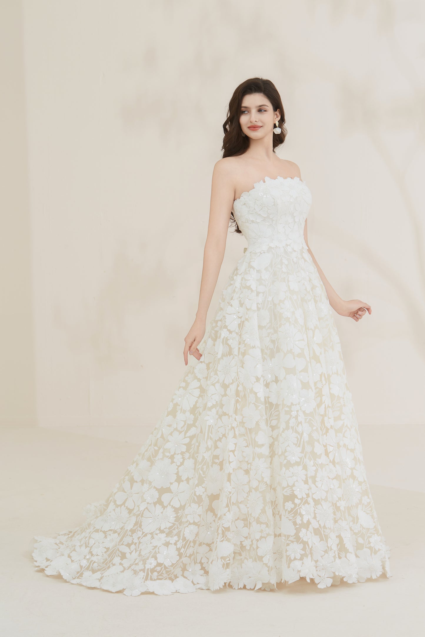 floral wedding dress in australia