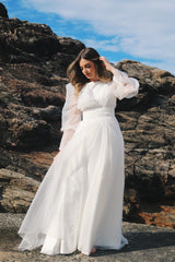 Sheer Organza Bridal Cover-Up Dress