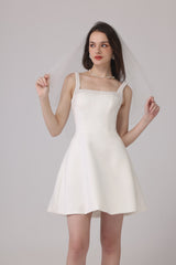 reception short wedding dress