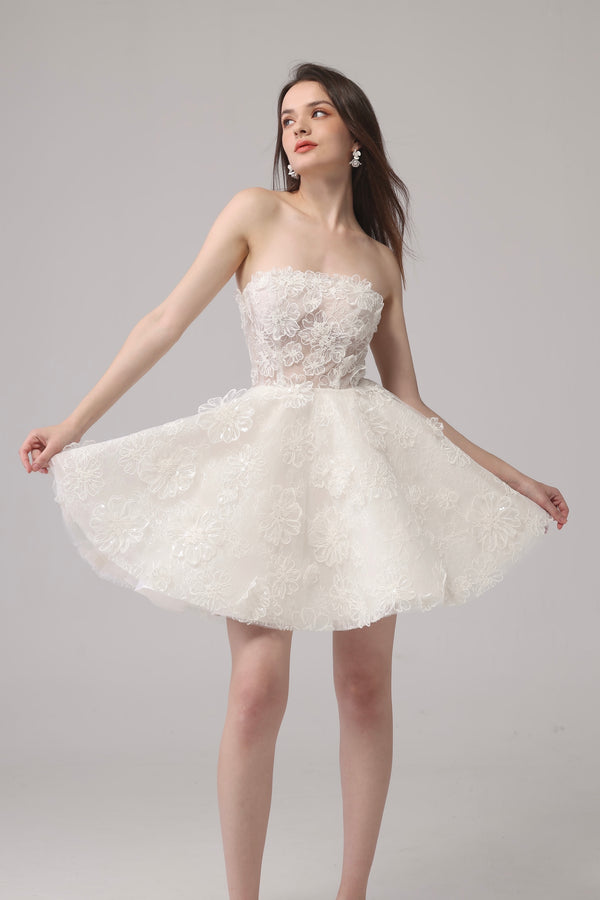 Amelia Mini Wedding Dress