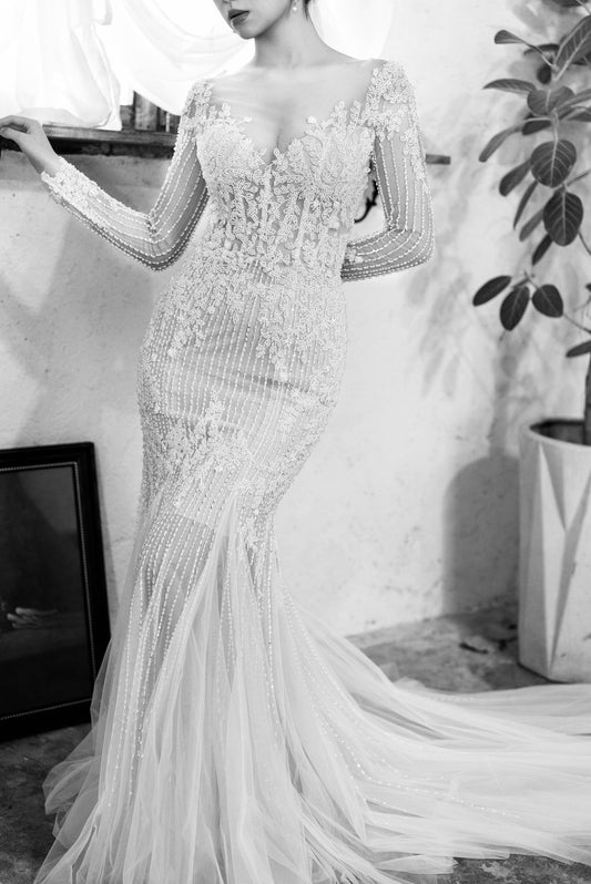 Vespera Mermaid Wedding Gown