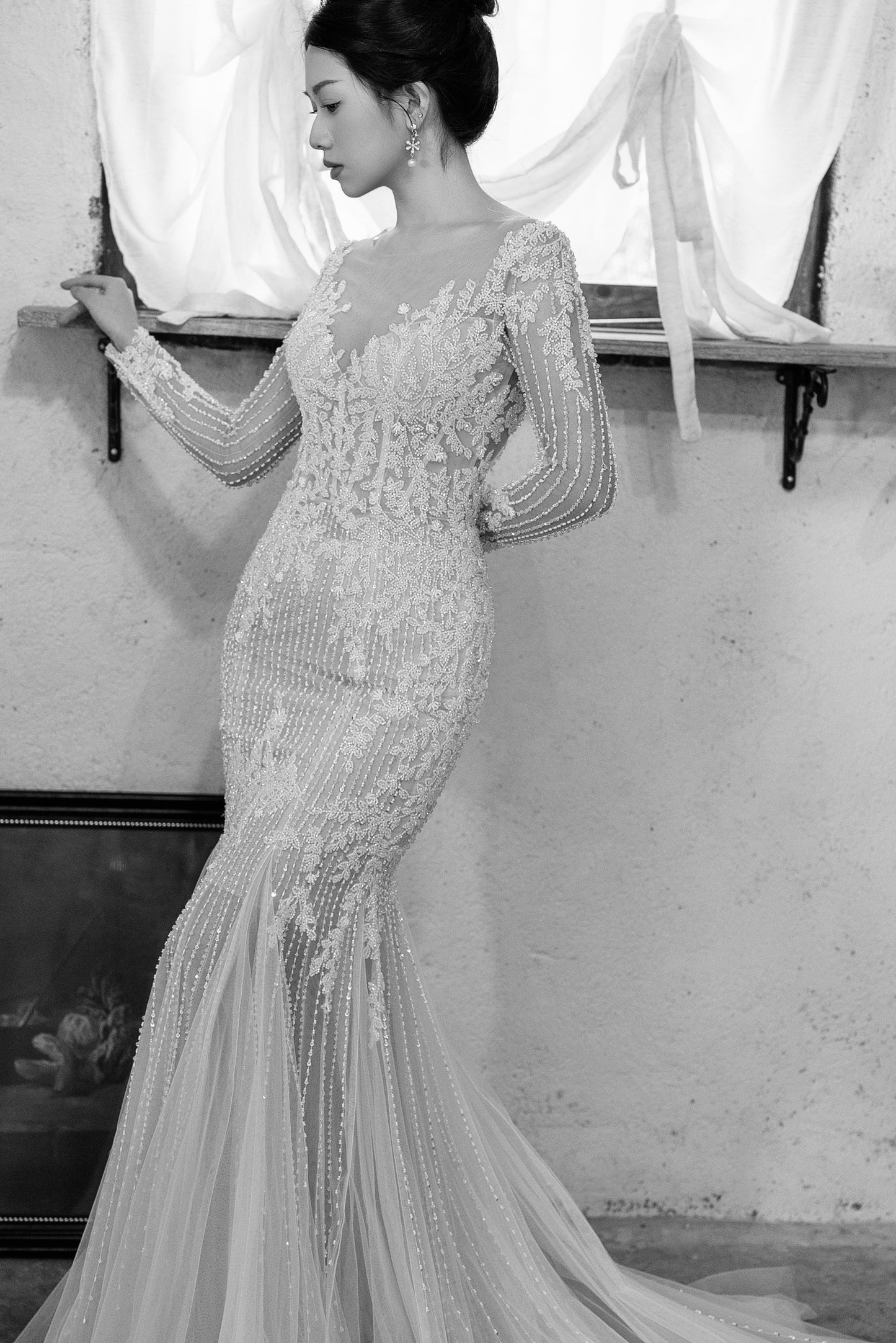 Vespera Mermaid Wedding Gown