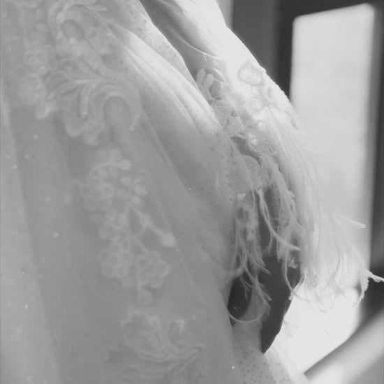 Wedding Dress, Brisbane wedding dress, custom wedding dress, lace wedding dress, a-lined wedding dress, wedding dress with sleeves