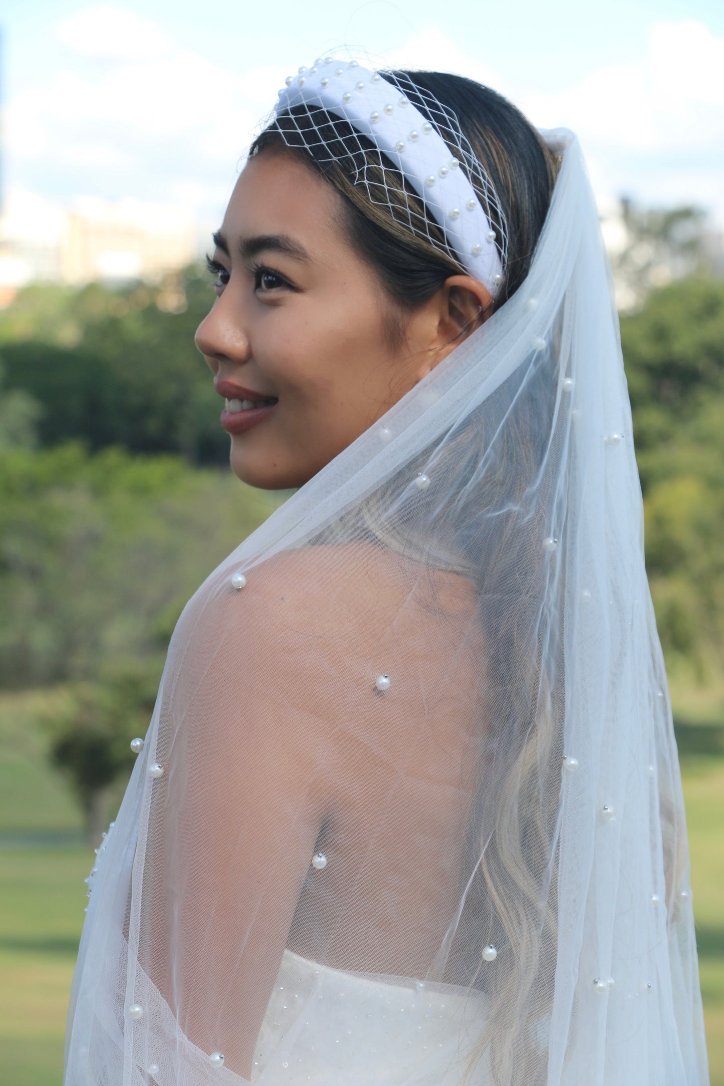 bridal headband, bridal hair accessories 
